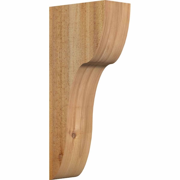 Ekena Millwork Carmel Rough Sawn Corbel, Western Red Cedar, 6"W x 12"D x 28"H COR06X12X28CAR00RWR - main